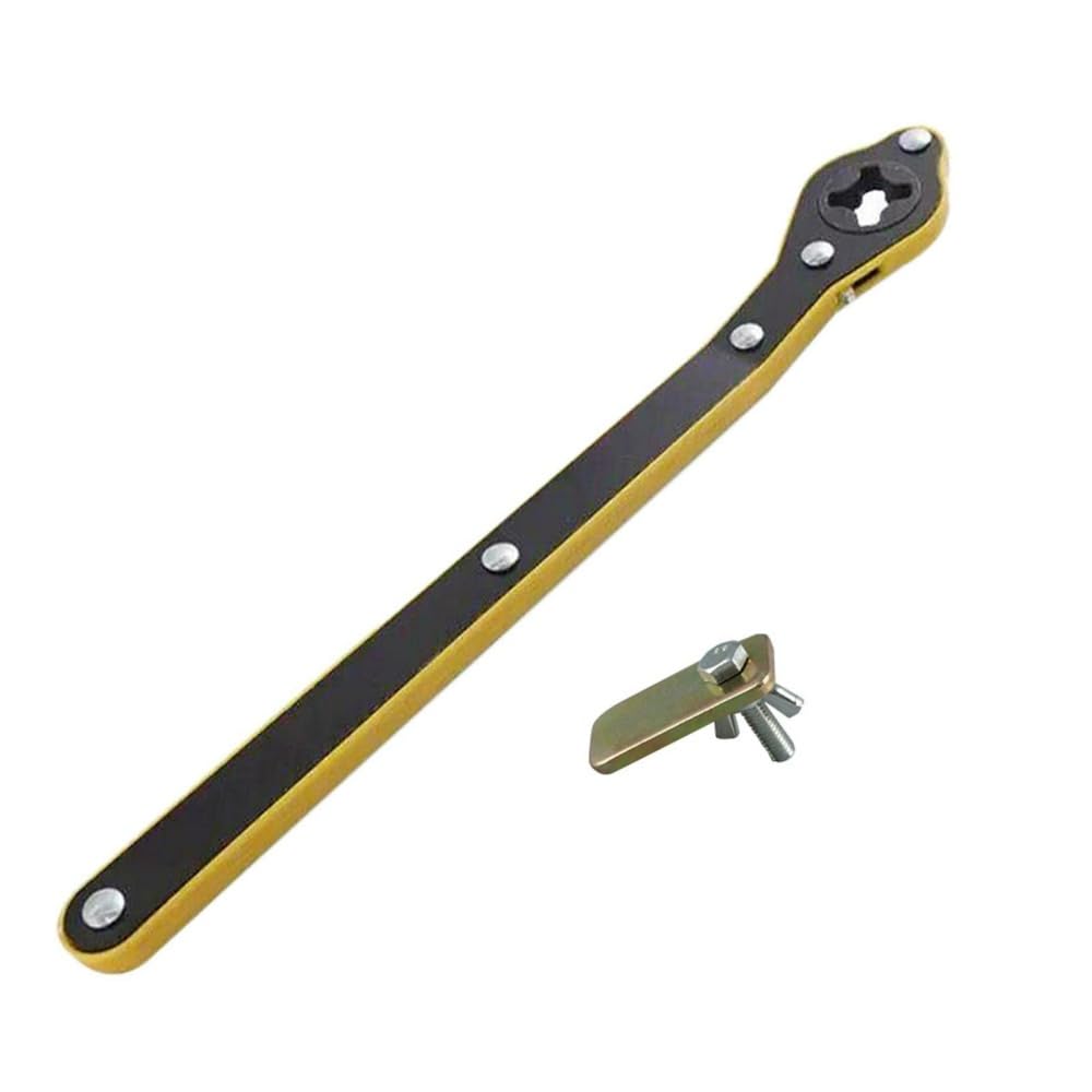 WDJRUIRUI 1pc Car Jack Ratchet Wrench Suitable for Cupra Leon Sportstourer KL I 2020-2024, Energy Saving Steel Crank Handle Lift Speed Tool with Adaptor for Scissor Jack