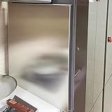 GFLPSQIA Magnetic Refrigerator Side Panel, Heat Shield for Wall Behind Wood Stove for Cooking Areas/Gas Pipe, Stove Top Refrigerator Splash Guard(L 24in x W 24in)