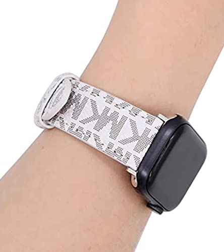 Designer Watch Band Compatible With Apple Watch Band 38Mm 40Mm 41Mm Women Men, Luxury Retro Stylish Genuine Leather Replacement Hypebeast Wrist Strap For Iwatch Se Apple Watch Series 7/6/5/4/3/2/1 #TOP3