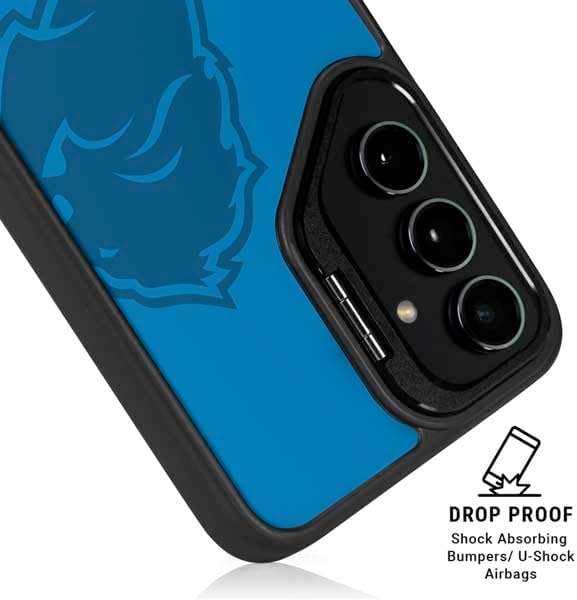 Skinit Kickstand Phone Case Compatible with Galaxy S25 Ultra - Officially Licensed NFL Detroit Lions Double Vision Design