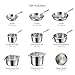 Tramontina Tempo Tri-Ply Base Stainless Steel 14-Piece Cookware Set with Glass Lids, Pots and Pans Kitchen Set, Induction-Ready, Oven-Safe, Dishwasher-Safe