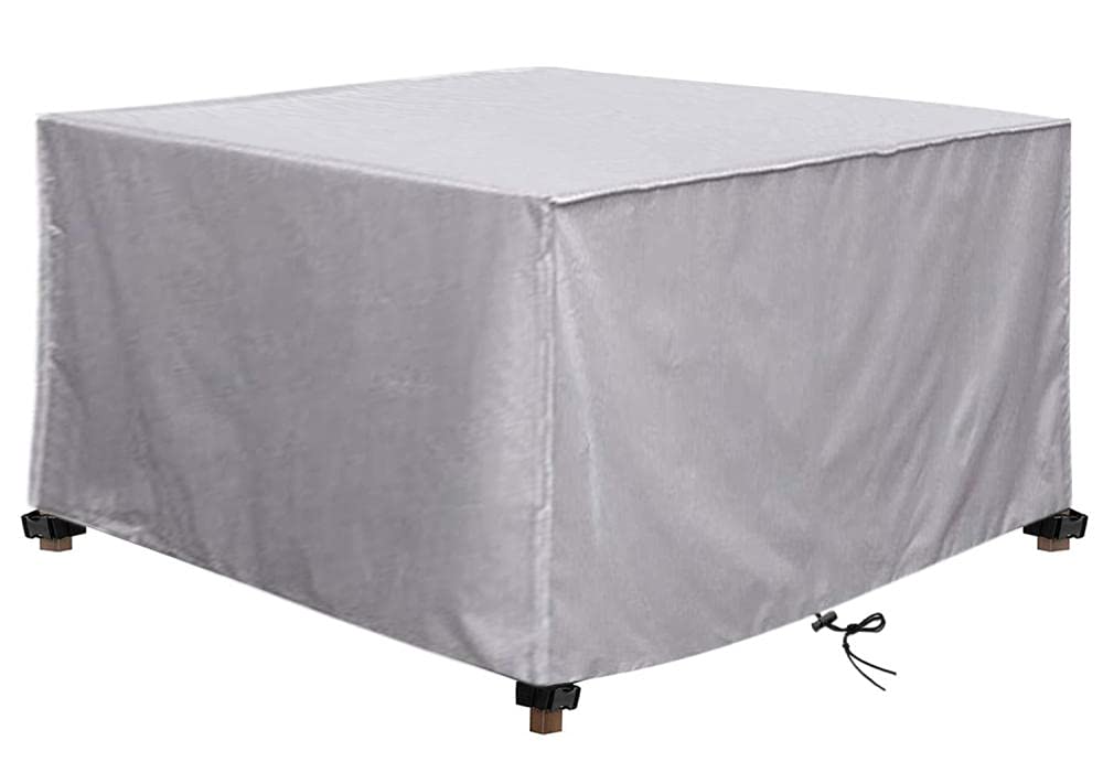 Copertura impermeabile per mobili da giardino in rattan, 240 x 180 x 110 cm, Oxford 420D, anti-UV, antipolvere, marrone