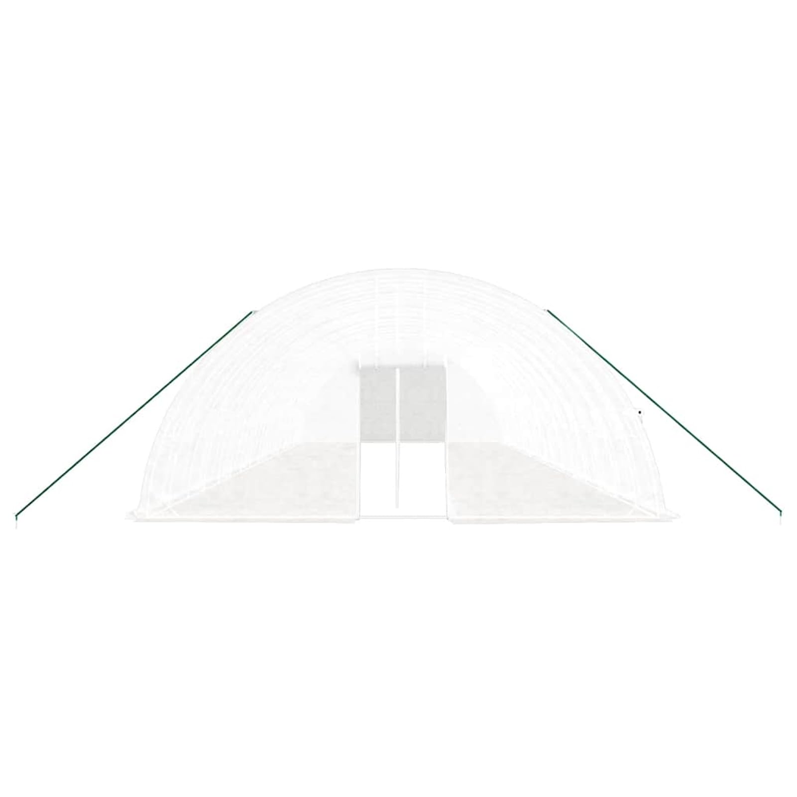 Szklarnia ze stali ocynkowanej z odporną na rozerwanie folią PE, 140 g/m², 16 x 6 x 2,85 m, do uprawy warzyw i roślin