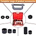 ZEAJSRUBall Joint Removal Tool Kit,10PC Ball Joint Press Kit for Most 2WD 4WD Cars and Light Trucks(Red)