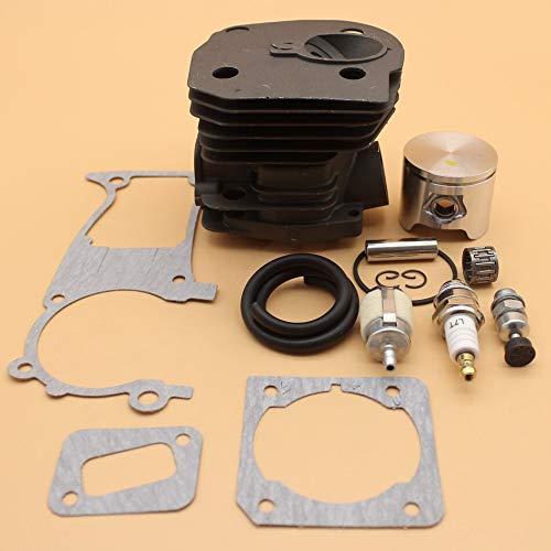 44mm Zylinder Kolben Dekompressionsventil Dichtungssatz für HUSQVARNA 350 351 353 346 346XP Gas Kettensäge Motor Motor… – Bild 4