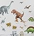 Create-A-Mural : Dinosaur T-Rex Boys Wall Decal- Vinyl Sticker for Kids Room Decor