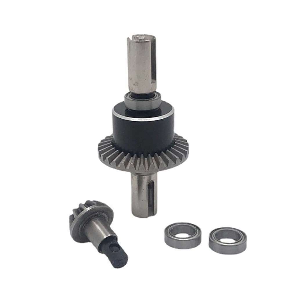 Juego de Eje diferencial Delantero y Trasero de Metal para 1/12 Wltoys 12428 Juego de Eje Conveniente para Wltoys 12428 Easy
