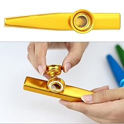 L’instrument de Kazoo Instruments de Musique Kazoo Alliage d’aluminium Kazoo pour Bon Compagnon Guitare, UkuléLé, Violon… - Les Beatles, Paul McCartney, John Lennon, RIngo Starr, George Harrison L'instrument de Kazoo Instruments de Musique Kazoo Alliage d'aluminium Kazoo pour Bon Compagnon Guitare, UkuléLé, Violon… – Image 7