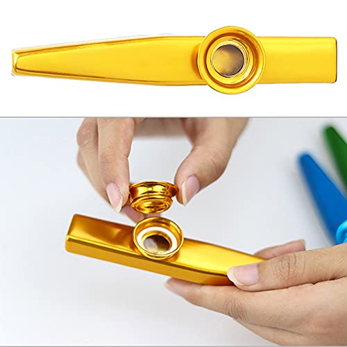 L’instrument de Kazoo Instruments de Musique Kazoo Alliage d’aluminium Kazoo pour Bon Compagnon Guitare, UkuléLé, Violon… - Les Beatles, Paul McCartney, John Lennon, RIngo Starr, George Harrison L'instrument de Kazoo Instruments de Musique Kazoo Alliage d'aluminium Kazoo pour Bon Compagnon Guitare, UkuléLé, Violon… – Image 8