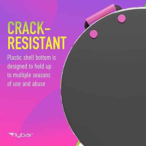 image for Flybar Snow Sled for Kids and Toddlers- Foam Saucer Disc, Ages 6+, Eas