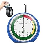 Profiltiefenmesser für Reifen,Reifenprofilmesser mit Messbereich 0-11 mm Reifenprofiltiefenmesser,Profi für Motorrad,Auto,LKW,Bus und offroad zubehör,Kinderleicht bedienbar und gut abzulesen