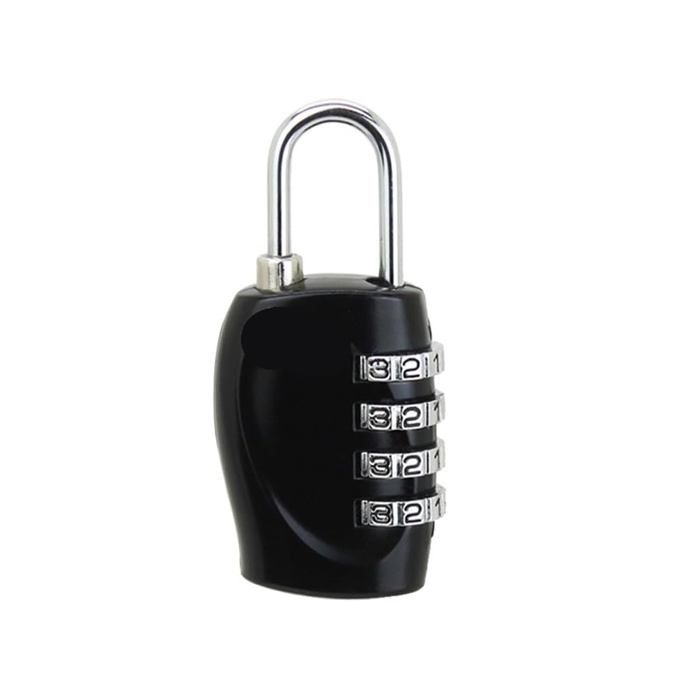 Gnyvzxplq A4 Suitcase Locks, 4-Digit Combination Luggage Padlock For Travel(A4)