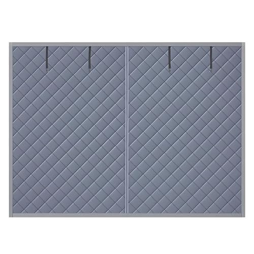 Magnetischer wärmeisolierter Garagentorvorhang, wetterfeste Winterabdeckung, energiesparend, Garagen-Isolier-Set, 400 x 340 cm (grau) – ultimative Kälteschutzlösung Magnetischer wärmeisolierter Garagentorvorhang, wetterfeste Winterabdeckung, energiesparend, Garagen-Isolier-Set, 400 x 340 cm (grau) – ultimative Kälteschutzlösung