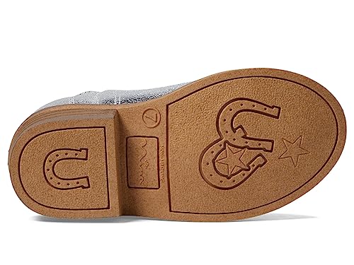 NINA Girl's Olympia (Toddler/Little Kid/Big Kid) Silver Crackle 5 Big Kid M3