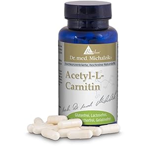 Acetyl L-Carnitine hoge dosis – 100 capsules hoge dosis – 500 mg Acetyl L-Carnitine per capsule – volgens Dr. med…