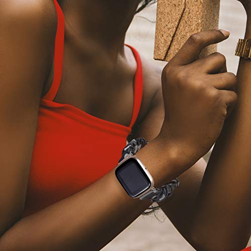 VILLCASE Pulseira Scrunchie Pulseira Scrunchie Pulseira de Substituição para Relógio Inteligente Com