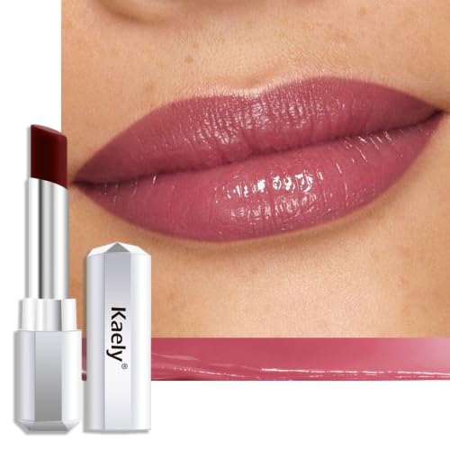 Image of Kaely Lip Oil Stick Makeup, Tinted Lip Balm Glossy Lipstick for Women