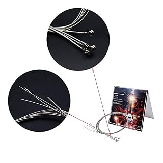 B100 4 Cordes Basse Électrique Cordes Nickelé Matériel Alliage pour Guitare (Color : B100) - Les Beatles, Paul McCartney, John Lennon, RIngo Starr, George Harrison B100 4 Cordes Basse Électrique Cordes Nickelé Matériel Alliage pour Guitare (Color : B100) – Image 4