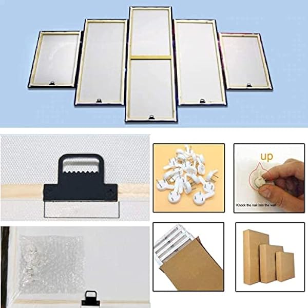 DAMEDA Dubai City Burj Khalifa Skyline View 5 stuks muur kunst foto canvas schilderij 5 panel canvas print graffiti 5 stuk auto muur kunst Voor Home Decor Stuk Uitgerekt Door Houten Frame