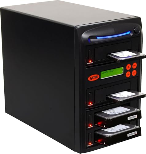 Image of Systor 1:3 HDD /SSD Hard Drive Duplicator - up to 9GB /Min - SYS203HS-DP | Supports 2.5 inch Solid State Drives & 3.5 inch SATA Hard Drives, Standalone Duplicator, Eraser & Sanitizer, 150MB /Sec Drive Copy