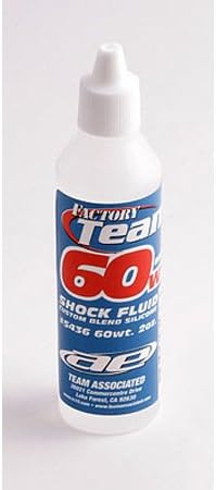 Team Associated 5436 60 Weight Silicone Shock Oil, 2-Ounce