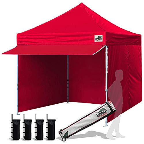 Eurmax 10 x 10 Pop up Canopy Commercial Tent Outdoor Party Canopies