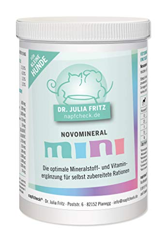 napfcheck Novomineral Mini - Spezielle Futterergänzung für kleine Hunde - 250 g