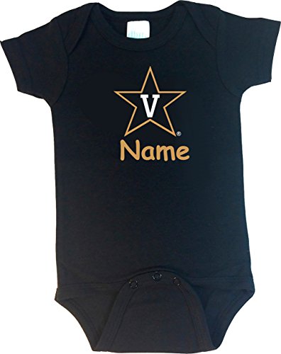 Future Tailgater Vanderbilt Commodores Personalized Color Baby Onesie (3-6 months)