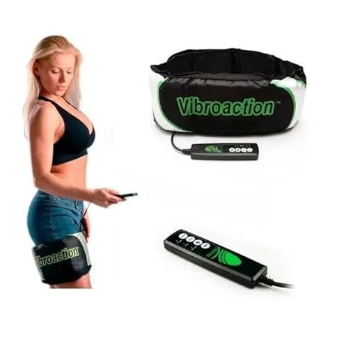 Cinta Modeladora Abdominal Vibratoria Ajustavel Tonificador Fitness Saude