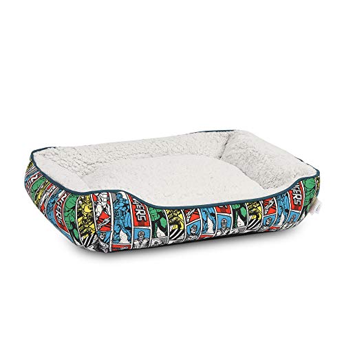 Lit pour chien Avengers Marvel en peluche douce lavable - 4