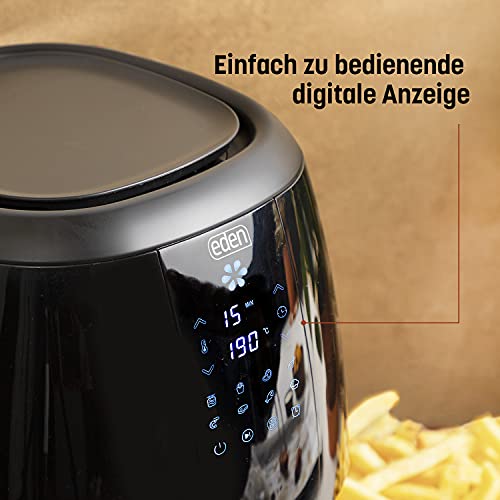 Foto von Eden ED-7005 - Heißluftfritteuse - 3.5 Liter - Airfryer - Ohne Öl - Digitalem Display - 8 Programme - 1500 Watt