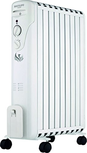 Bastilipo FÉNIX-2000 Radiador de Aceite Bajo Consumo, 2000 W, Acero, Blanco