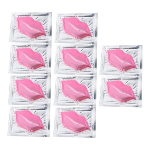 ELAYARD 15pcs Collagen Lip Mask and Pink Nourishing Lip Skin Pads 8 Grams Each Exfoliating Dead Skin Repair for Hydration and Daily Beauty Routine