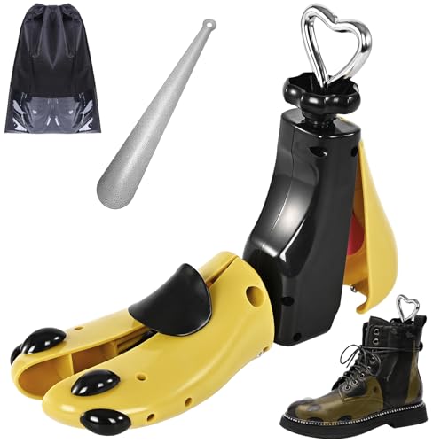 JJDPARTS Shoe Stretcher Women Men, Boot Stretcher for Women, Adjustable Unisex Boot Wide Feet (Pack of 1, not a pair,L For Wm's 11-14, Men's 10-14)