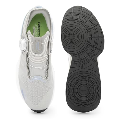 Image of Red Tape Dial Lace ETPU Athleisure Shoes for Men | Cultured Round-Toe Shape & Cushioning Technology