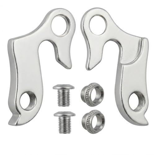 Lot de 2 pattes de dérailleur de vélo avec écrous, adaptateur de suspension en aluminium, pour...