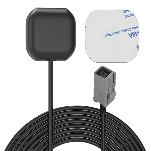 SZSAUTO Waterproof Active Car GPS Navigation Antenna with GT5 Female Connector for Clarion Alpine INE INE-NAV38 INE-S920HD INE-W927HD X008U X009FD1 X009GM Vehicle Nav Unit