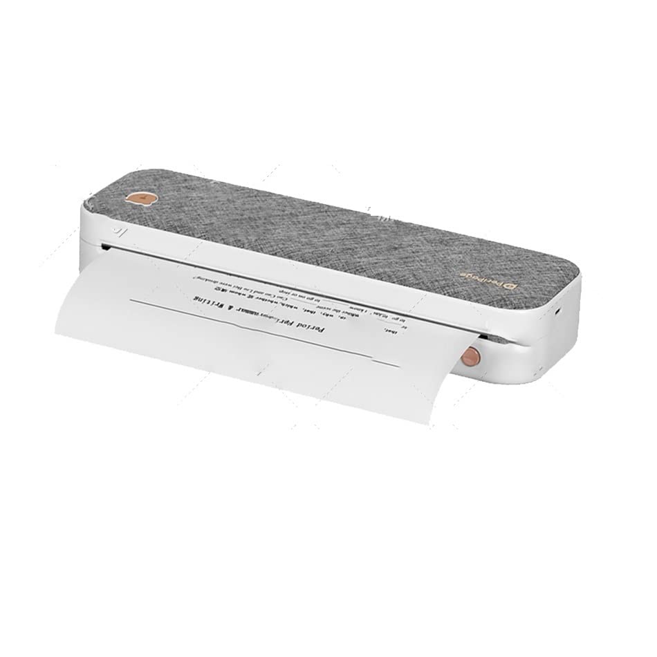 Image of Printer Machine Wireless Portable Thermal Paper for Travel Business Office Work Homework(Grey)