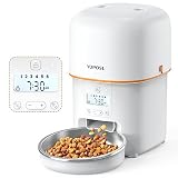 Yuposl Automatic Cat Feeders - 8cup/68oz for Pets, Timed Automatic Pet Feeder with Over 180-day Batt