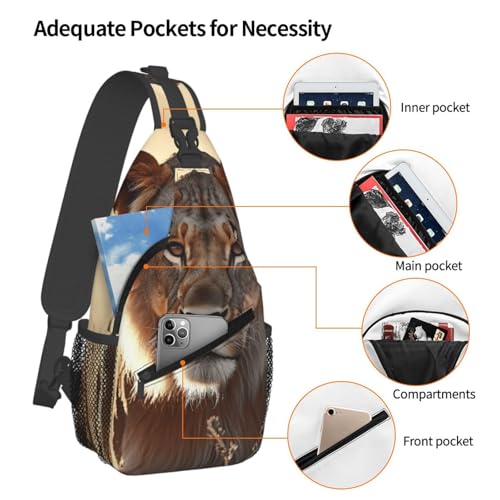 Small Sling Bag para Hombre y Mujer miniatura 4