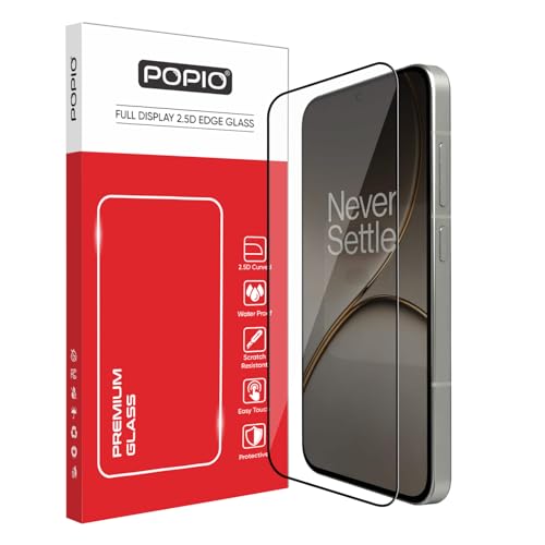 Image of POPIO Military-Grade Gorilla Tempered Glass for OnePlus 15T | 9H Hardness, Edge-to-Edge, Bubble-Free