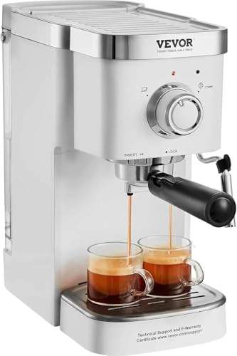 Image of Fastlink‚15 Bar Semi-Automatic Espresso Machine with Milk Frother - Create Professional Cappuccinos & Lattes at Home