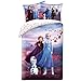 Halantex Disney Frozen - Set di biancheria da letto per bambini, copripiumino 140 x 200 cm e federa per cuscino 70 x 90 cm