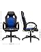 SONGMICS OBG56L Racing - Silla de Escritorio de Oficina Ergonómica Regulable con...
