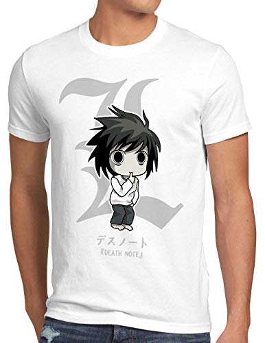 style3 L Death Note Camiseta para Hombre T-Shirt Anime Manga Yagami, Talla:XL,...
