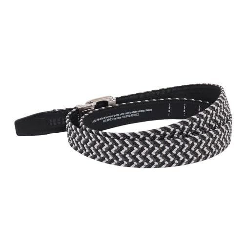 Black Clover New Live Lucky Stretch Braided Luck Grey Cut-to-Fit Belt w/Rachet System2