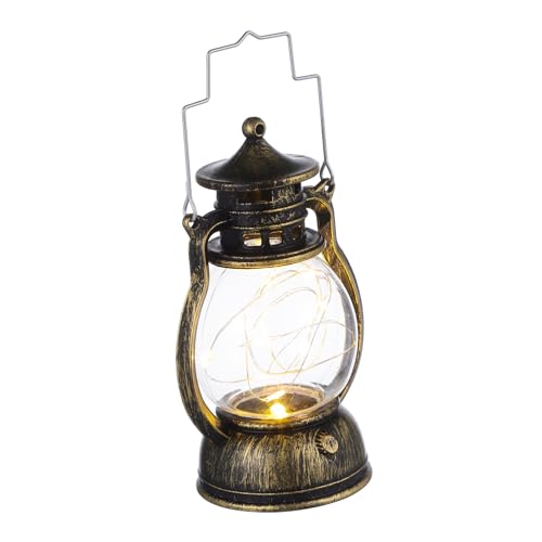 OSALADI Battery-Powered Retro Barn Lamp Handheld Decorative Lantern Perfect for Bar Ktv Decorative Lighting Present