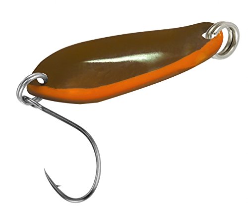 Esca Da Pesca Spoon Hit 3,3g - Esca Per Trota E Persica, Colore Marrone/Arancio - Foto 4