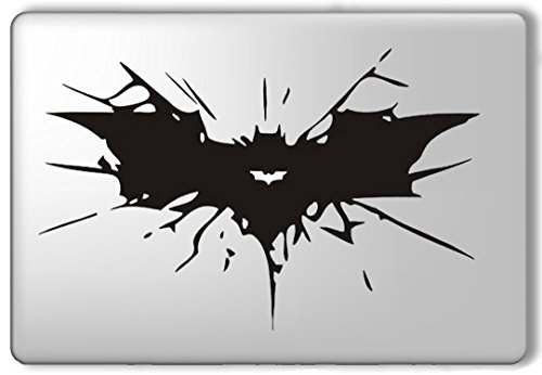 Batman Cracked Symbol - Apple Macbook Laptop Vinyl Sticker Decal