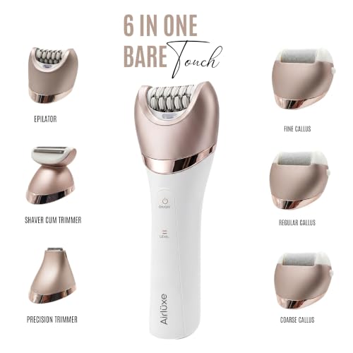 Image of 6-in-1 Women Grooming Kit | Body Trimmer, Epilator & Bikini Trimmer for Women | Shaver | Callus Remover | Waterproof | 120-Min Runtime | Ladies Trimmer for Private Parts